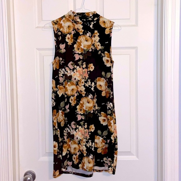 Floral mock neck dress XS - Picture 1 of 8